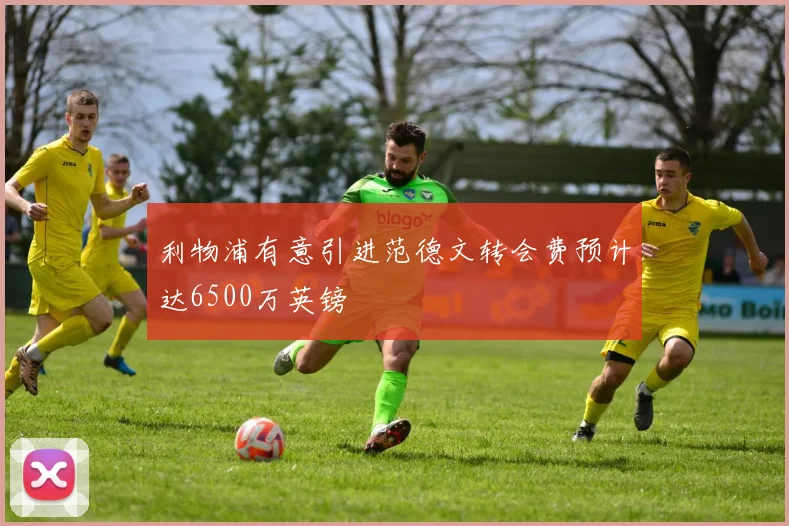 利物浦有意引进范德文转会费预计达6500万英镑